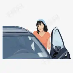 开车门的女子素材图片免费下载高清psd千库网图片编号7336930