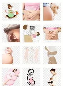 卡通孕妇插画美丽妈妈图片素材模板下载1.50mb动漫人物大全人物形象