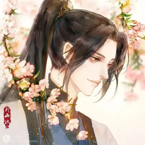 古风插画遇见逆水寒同人图,美男如花