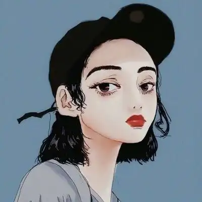 好看插画女生头像,高清插画女生头像图片