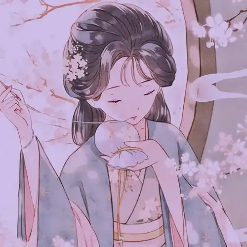 绝美二次元古风女生头像