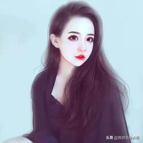 换个头像吧,干净清爽的女生手绘头像,太招人喜欢了