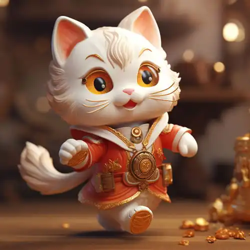 立体招财猫卡通招财猫素材图片海报设计下载请至来源处