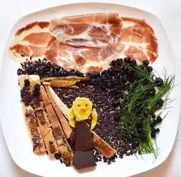用食物作画是什么体验