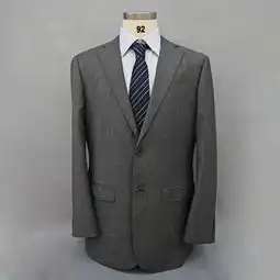 热销高级西装男正装西服西装套装灰色意大利进口面料105