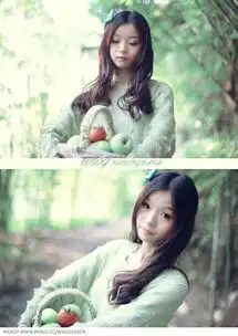 森林里的小女孩l