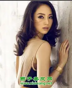 清新中长发lob发型参考职场女生中长发烫卷发图片