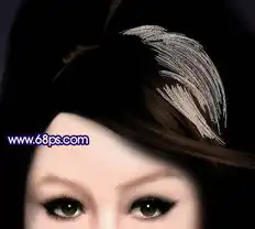 ps鼠绘一位气质美女真人照片