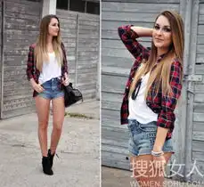 娇小女孩夏日街拍这样穿搭最显高组图
