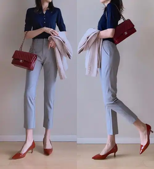 简约通勤穿搭,气质女人们都会喜欢简约通勤风,出镜率高