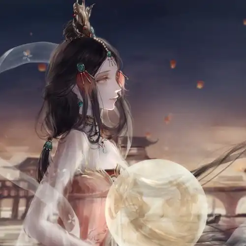 闪耀暖暖同人动漫头像邀一夜星河,去你梦里做客