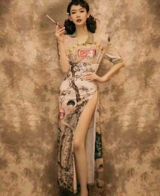 当女星穿旗袍,宋轶冷艳戚薇御姐,杨幂穿上超迷人