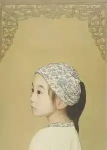 画家爸爸的另类晒娃把女儿画成小仙女
