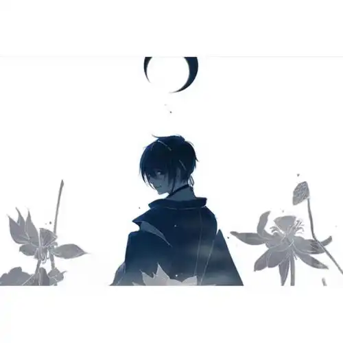 古风男头像白边