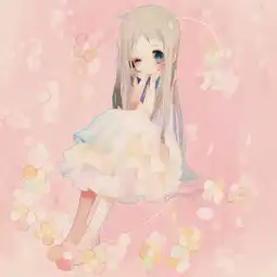 面码二次元美少女