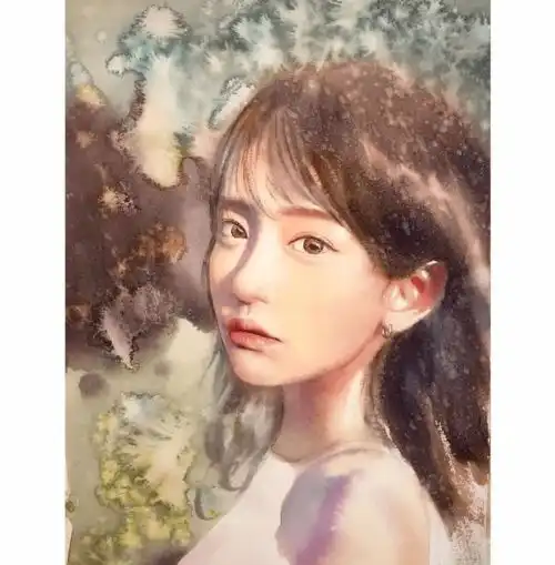 水彩漂亮姐姐人物集,超级好看偶