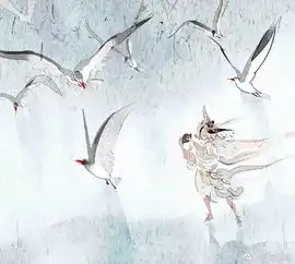 教育她把词牌名画成美人,每张都美得动人心弦