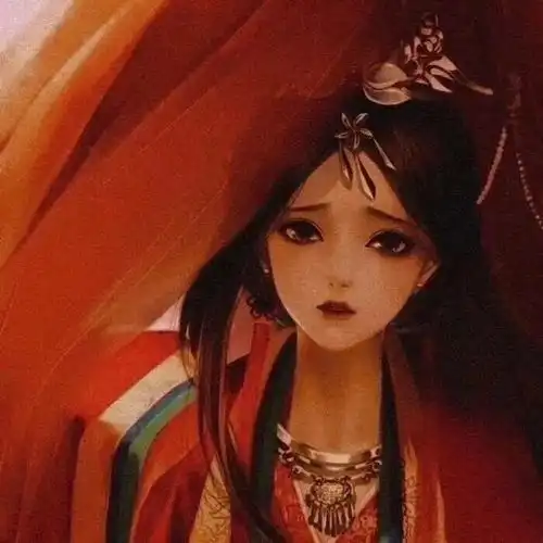 女生头像古风红衣四处开花不见果,处处留情唯伤我腾讯新闻