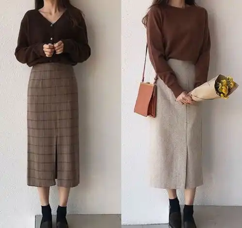 最适合上班族女生冬季穿搭简单温柔很百搭,有温度又不失风度