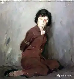 中国油画靳尚谊描绘的女性题材作品