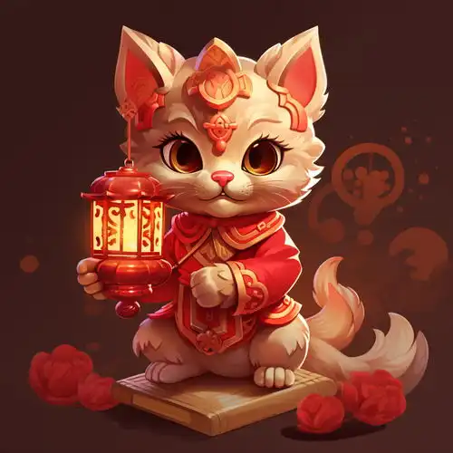 红色喜庆卡通招财猫素材图片海报设计下载请至来源处
