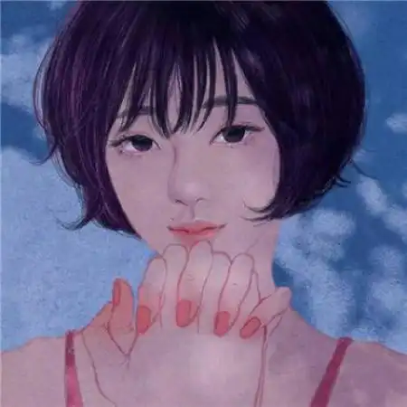 韩国插画情侣头像,唯美高清彩绘情侣头像图片