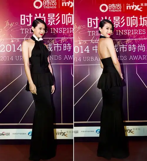晋升辣妈的胡杏儿身穿鱼尾裙女人味不减,反倒还多了点高贵女王范