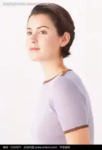 穿着淡紫色衣服的外国美女侧面图片免费下载红动网