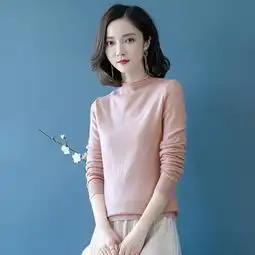 施悦名山羊绒衫女士2019秋冬新款女装毛衣高端半高领纯色针织打底衫百搭a