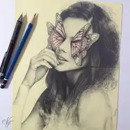 一组精致细腻的素描作品