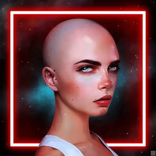 插画设计欣赏juliarazumova女性肖像插画设计作品欣赏