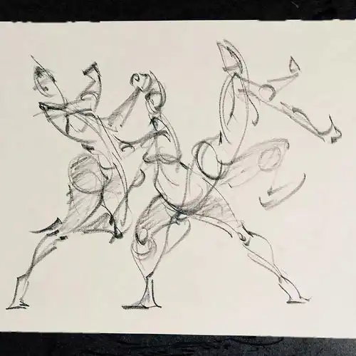 这些速写,寥寥数笔,就征服了我的眼睛