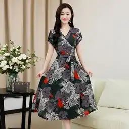 七月新上一款欧货真丝裙,适合4058岁女人,穿出高尚女人味