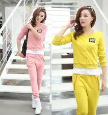 实拍2013新款运动休闲套装女韩版时尚春秋秋冬卫衣2件服