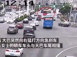 女司机开车慢遭挑衅大巴斗气鸣笛追赶相撞