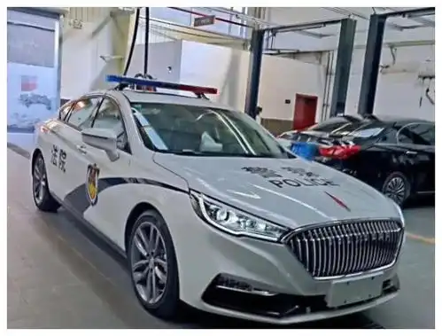 2020款红旗h5正式入列特种用车,飞车党的噩梦来了
