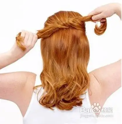 让你具有欧美风格的盘发教程