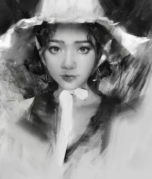 只用素描技法,就可以把女人画这么传情,美到骨子里