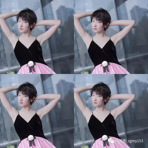 周冬雨的短发教科书又更新了原来短发女生可以这么俏皮好看