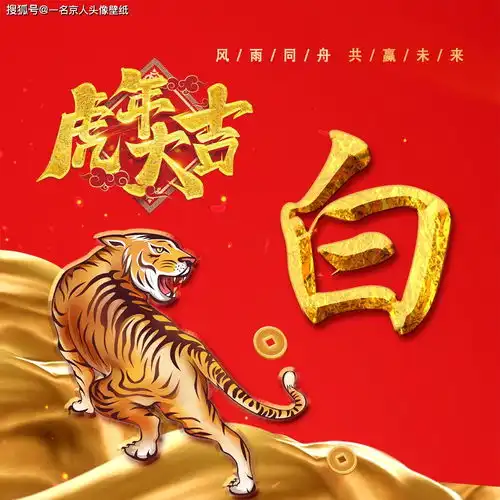纯金豪华姓氏头像,20张打造你的专属标志,喜庆红色中国风