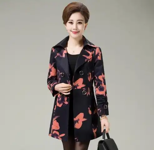 2018年春季最流行的妈妈外套,55穿出从容自信,显瘦洋气