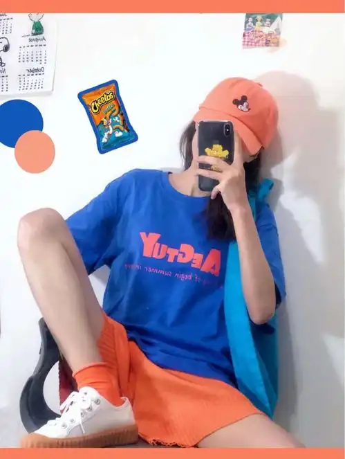 夏日马卡龙系少女感穿搭,撞色时尚值得收藏,无敌青春