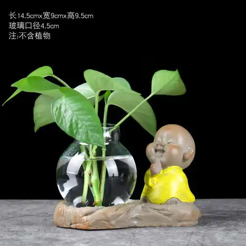 水培花盆花瓶花器玻璃绿萝睡莲碗莲钱铜草水养容器室内桌面摆件