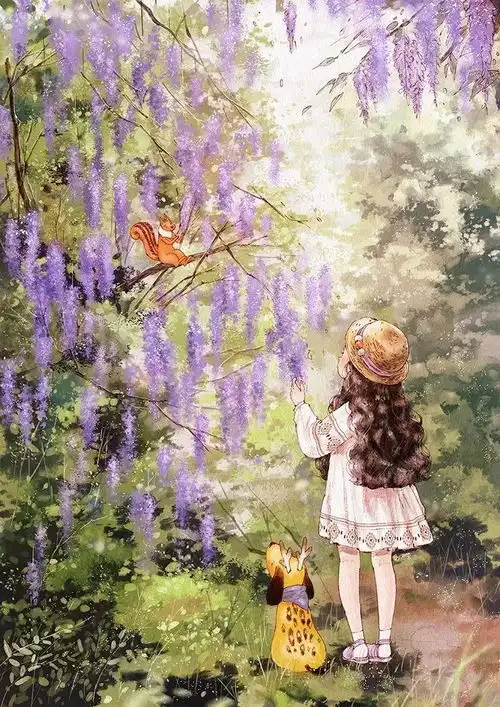 余生,愿像画里的女孩儿般活着