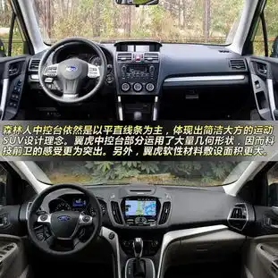 斯巴鲁森林人对比福特翼虎suv界运动健将
