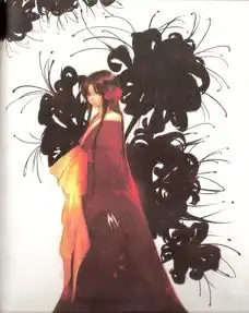 有没有戴着红色彼岸花人的图片尽量大一点,当然小点也没事