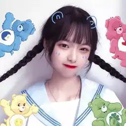 女生头像最幸福的事莫过于她在闹,你在笑,如此温暖一生