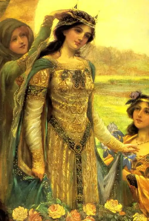 意大利文艺复兴罗马美少女油画线上画展乡村农村家庭人物插画欣赏