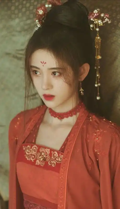 娱乐圈7位当红女明星,红衣古装造型大pk,谁更惊艳动人呢