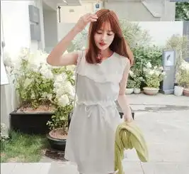 美人鱼牌女装夏季新款清新纯色无袖连衣裙图片,美人鱼牌女装夏季新款清新纯色无袖连衣裙高清图片东莞龙腾虎桥国际物流有限责任公司,中国制造网